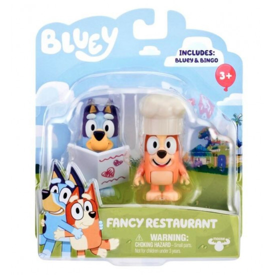 Bluey figurine set 2pack Exclusive restaurant