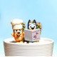 Bluey figurine set 2pack Exclusive restaurant