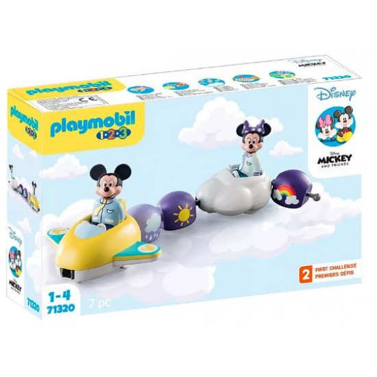 Zestaw z figurkami 1.2.3 Disney 71320 Przejażdżka w chmurach Miki i Minnie