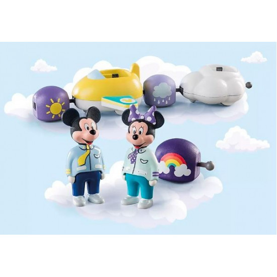 Zestaw z figurkami 1.2.3 Disney 71320 Przejażdżka w chmurach Miki i Minnie