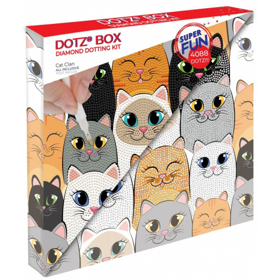 Set Diamond Dotz - Cat Clan box