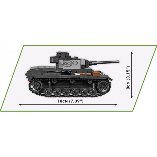 Blocks Historical Collection WWII Panzer III Ausf. J 590 blocks