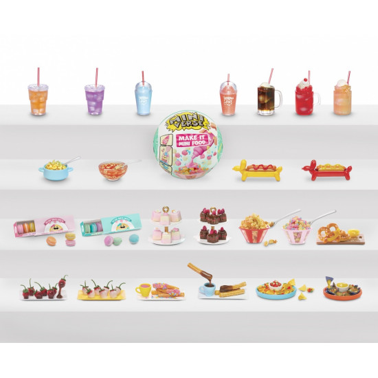 Accessories Miniverse Make It Mini Foods Diner display 24 pieces