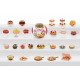 Accessories Miniverse Make It Mini Foods Cafe display 18 pieces