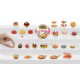 Accessories Miniverse Make It Mini Foods Cafe display 18 pieces