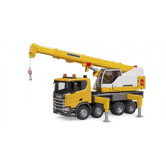 Vehicle Scania Super 560R Truck with crane Liebherr