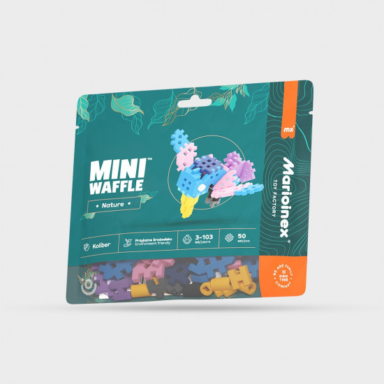 Blocks Mini Waffle nature - Humming-bird 50 elements