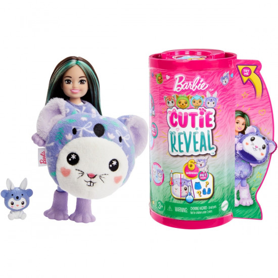 Barbie Cutie Reveal Chelsea Bunny - Koala doll