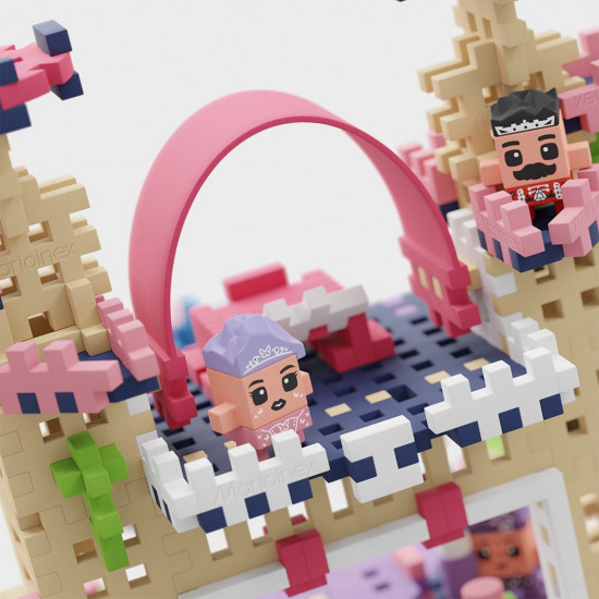 Blocks Waffle Mini - Princess 280 elements