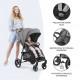 Stroller GRA NDE PLUS GREY