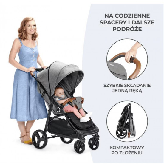 Stroller GRA NDE PLUS GREY