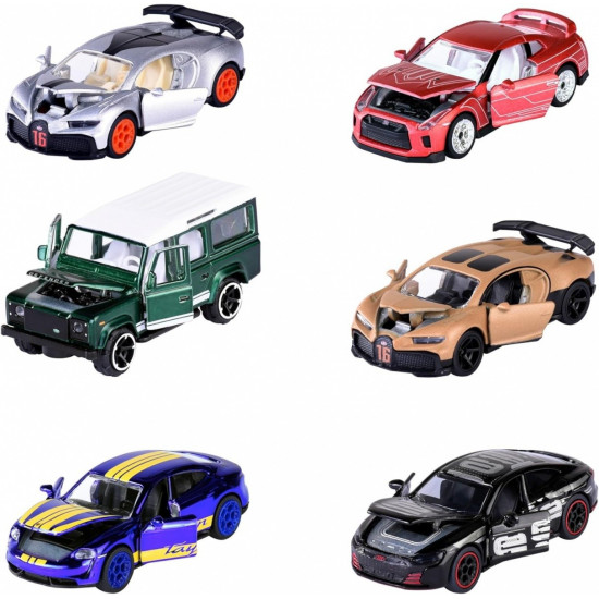 Vehicle Majorette Deluxe 6 types mix