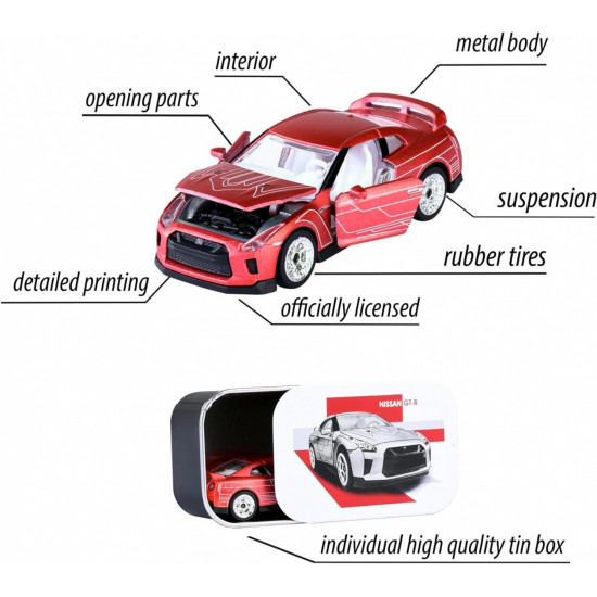 Vehicle Majorette Deluxe 6 types mix