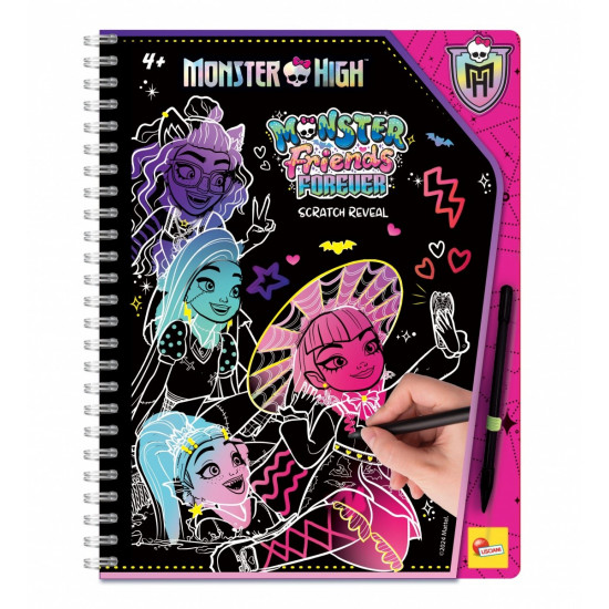 Sketchbook Scratch reveal Monster High Forever Friends