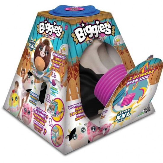 Biggies Inflatable Plushie XXL Spotted Cow