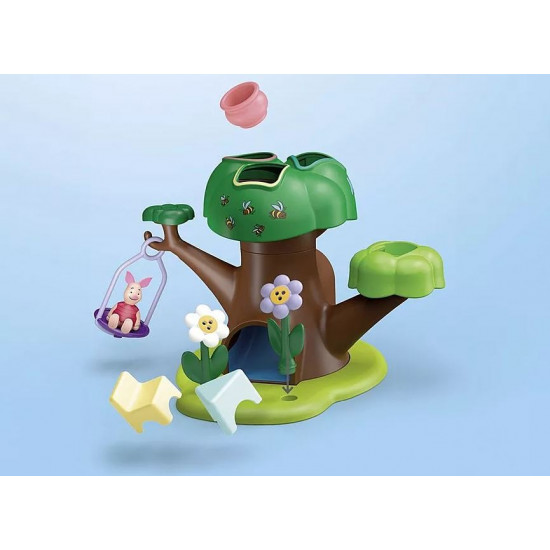 Zestaw z figurkami Junior Disney 71693 Domek w drzewie Kubusia Puchatka i Prosiaczka