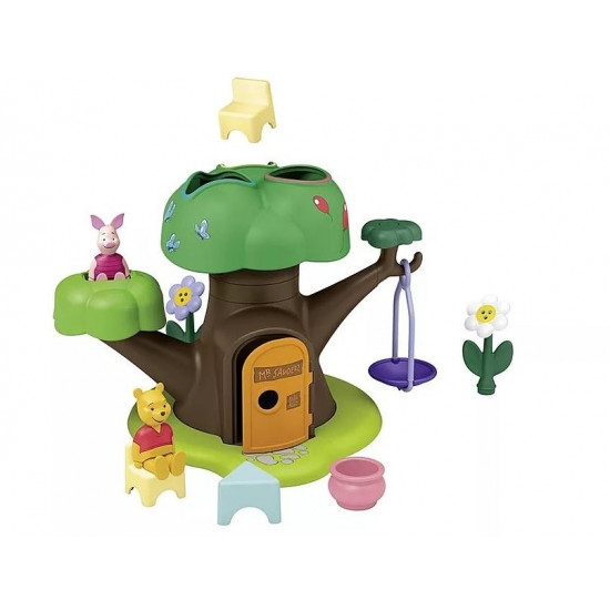 Zestaw z figurkami Junior Disney 71693 Domek w drzewie Kubusia Puchatka i Prosiaczka