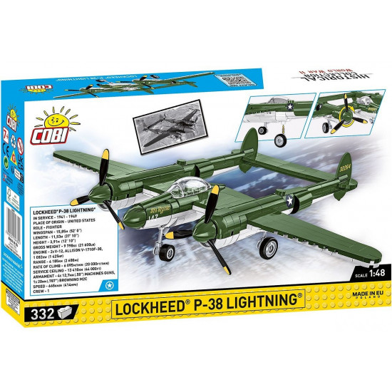 Blocks Lockheed P-38 Lightning 332 blocks