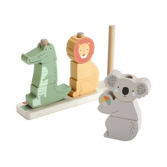 Shorter Wooden Animals Stack and sort