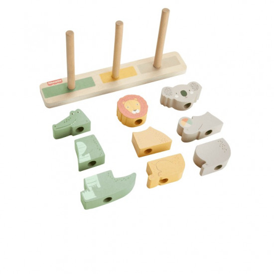 Shorter Wooden Animals Stack and sort