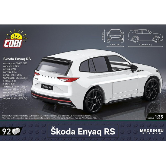 Blocks Skoda Enyaq RS 92 blocks