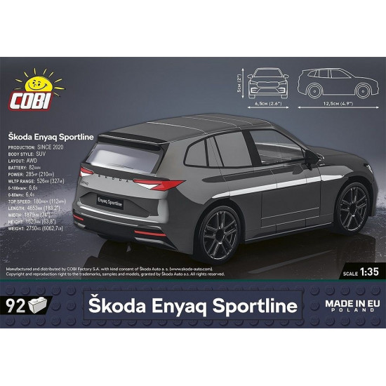 Blocks Skoda Enyaq Sportline 102 blocks