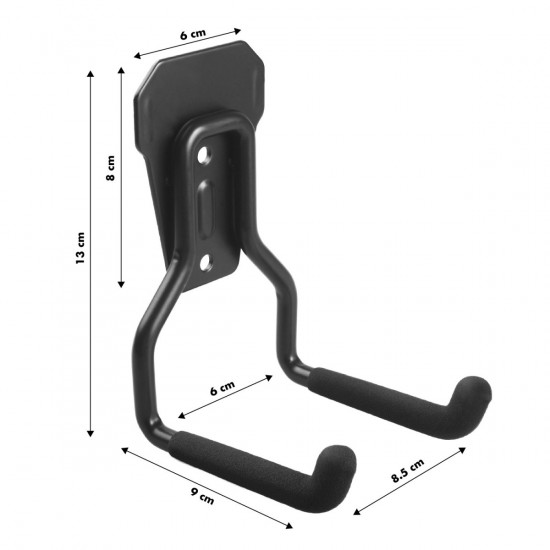 Steel garage wall hook 35kg MC-439