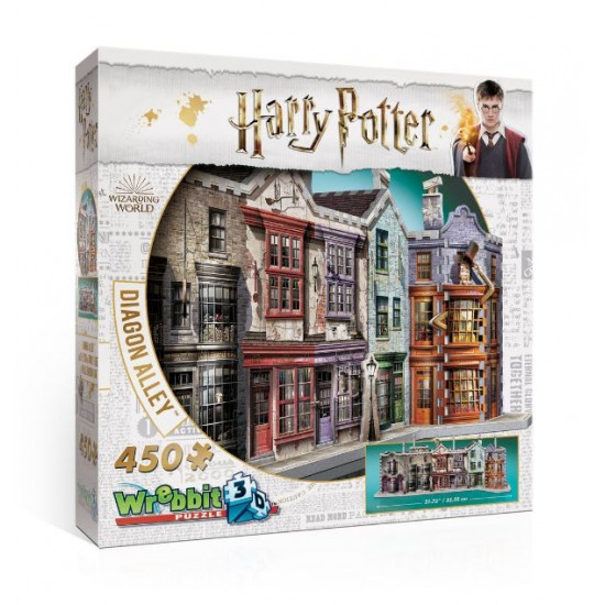 3D Puzzle 450 Pieces Harry Potter Diagon Alley