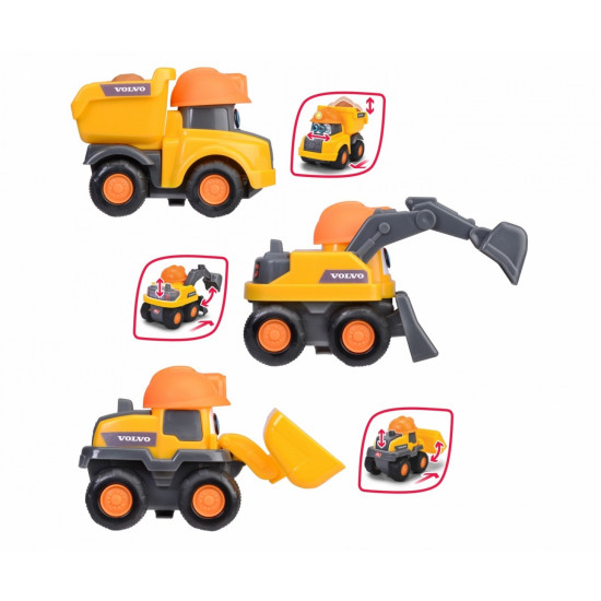 Vehicle ABC Builder Team 12 cm 3 types assortment