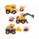 Vehicle ABC Builder Team 12 cm 3 types assortment