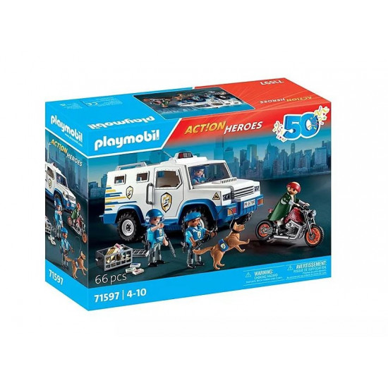 Zestaw z figurkami Action Heroes 71597 Transporter pieniędzy