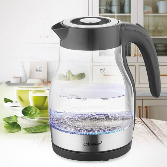 ELECTRIC KETTLE GLASS 1,7L, 2200W