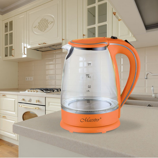 ELECTRIC KETTLE GLASS 1,7L, 2000W