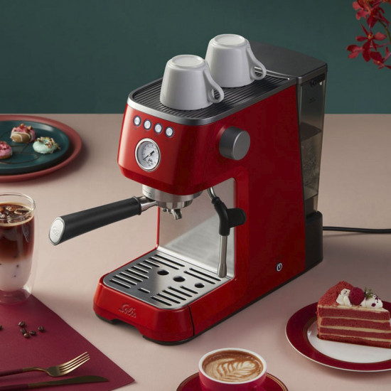 Espresso machine Barist a Perfetta Plus red