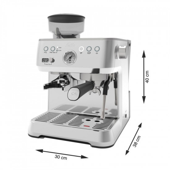 Espresso machine Grind and Infuse Perfetta inox