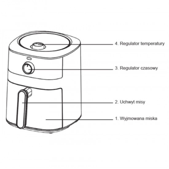 Air fryer 4,2L, 1500W