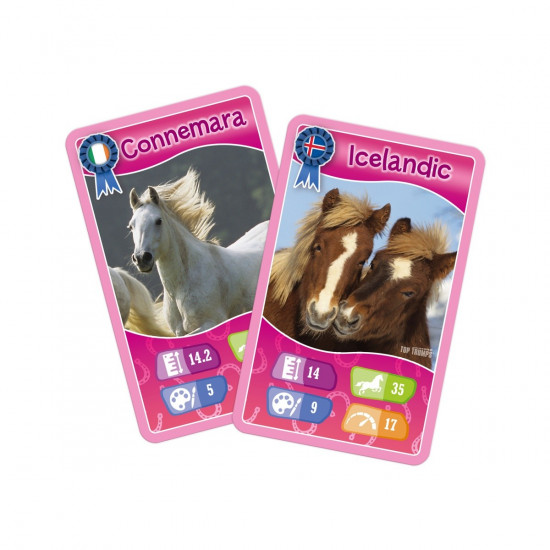 Gra karciana Top Trumps Konie, Kucyki i Jednorożce