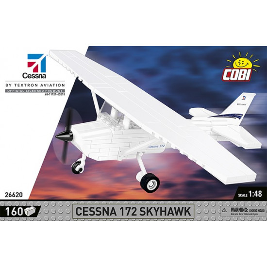 Blocks Cessna 172 Skyhawk 160k white