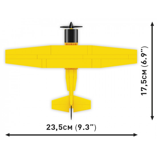 Blocks Cessna 172 Skyhawk 160k yellow