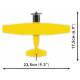 Blocks Cessna 172 Skyhawk 160k yellow