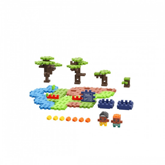 Blocks Mini Waffle Wedel - Cocoa plantation 100 elements