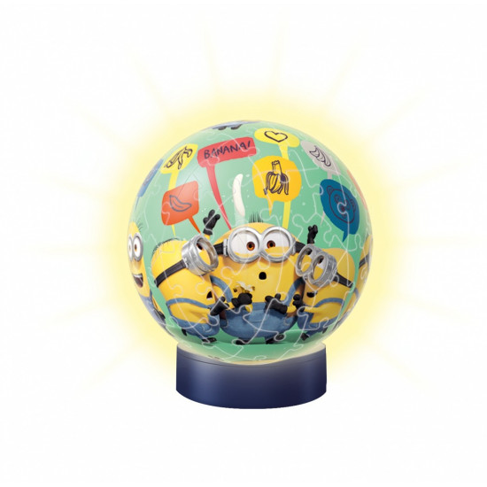 3D Puzzle Minions Glowing Ball