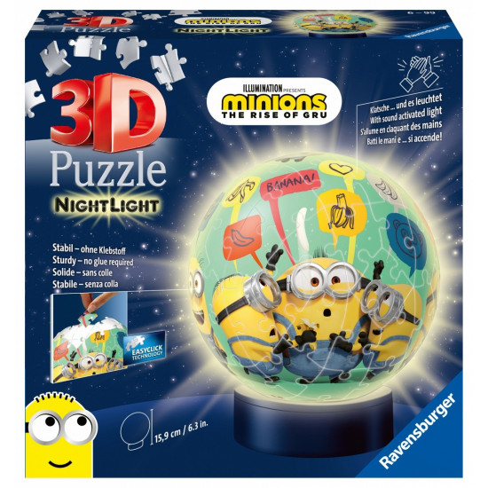 3D Puzzle Minions Glowing Ball