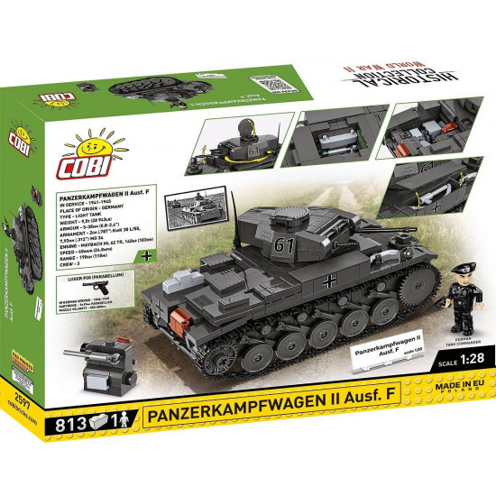 Blocks Tank Panzerkampfwagen II 813 blocks