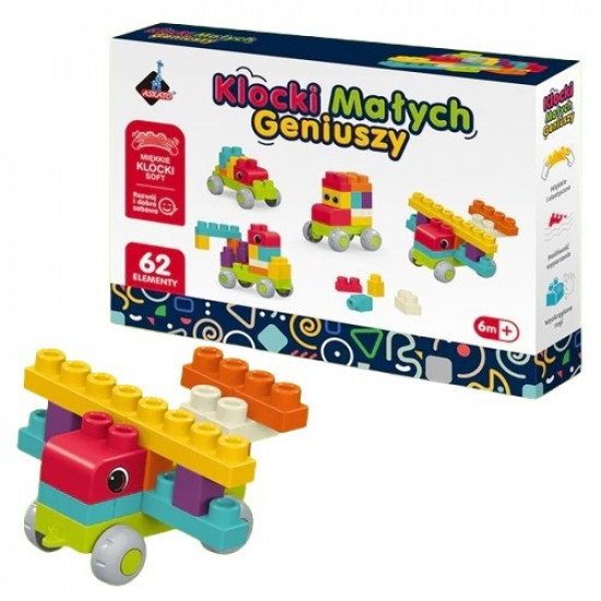 Little geniuses building blocks 62 pieces