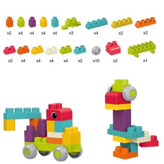 Little geniuses building blocks 62 pieces