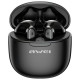 Bluetooth earphones 5.3 T68 TWS ENC black