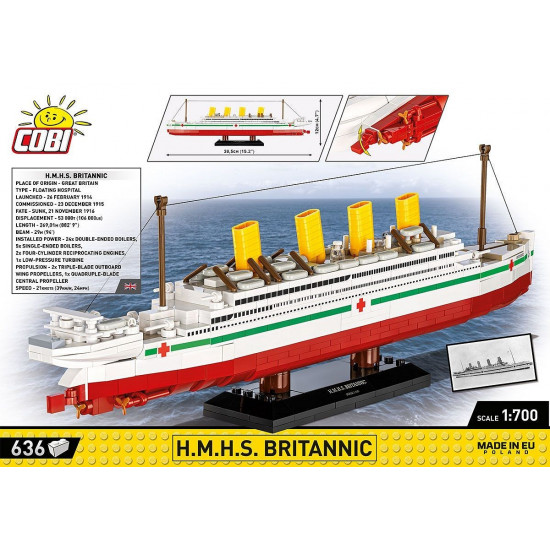 Blocks H.M.H.S. Britannic 636 blocks