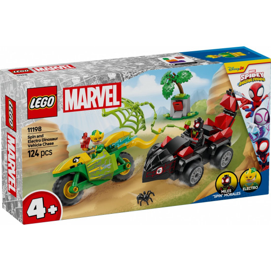 SPIDEY 11198 Spin and Electro Dinosaur Vehicle Chase