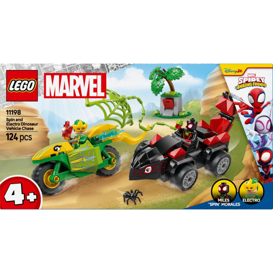 SPIDEY 11198 Spin and Electro Dinosaur Vehicle Chase